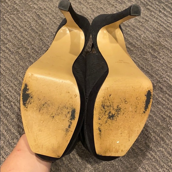 Nine West snakeskin sling back platform heels 👠 - Picture 3 of 6